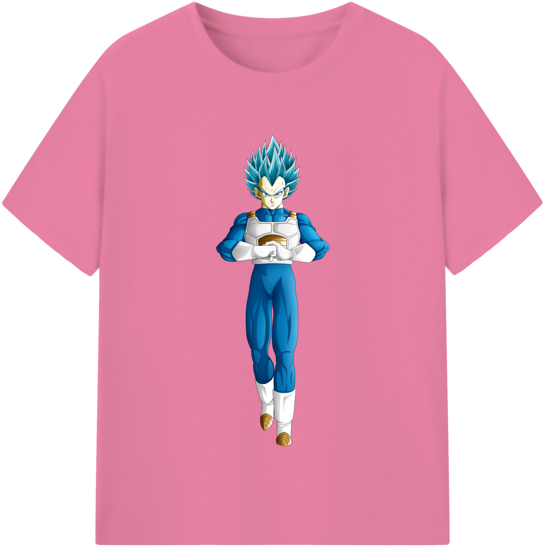 （画像用） ドラゴンボール ベジータ四世（Bejīta Yonsei）DRAGON BALL Vegeta IV 綿100％半袖Tシャツ（フロントプリント）